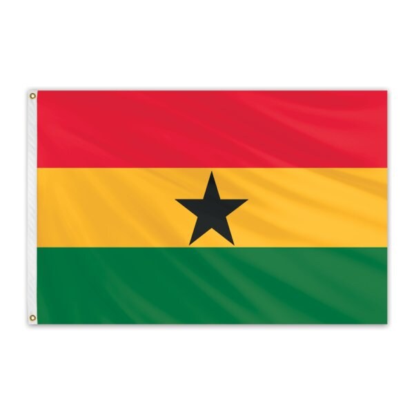 Global Flags Unlimited Clearance Ghana 4'x6' Nylon Flag CC00069 Zoro